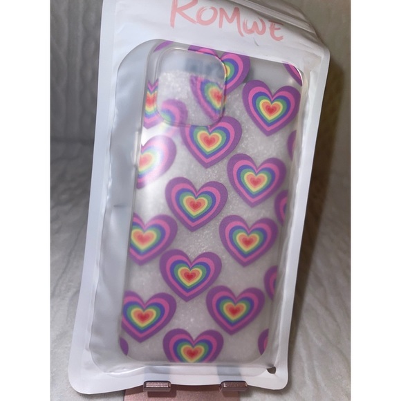 Rainbow Mini Hearts iPhone 12 Pro Max Case 💜 - Picture 14 of 17